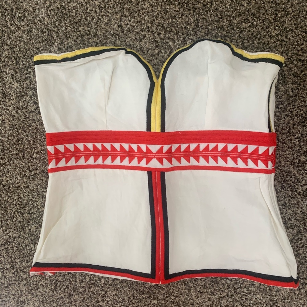 Quinn strapless top